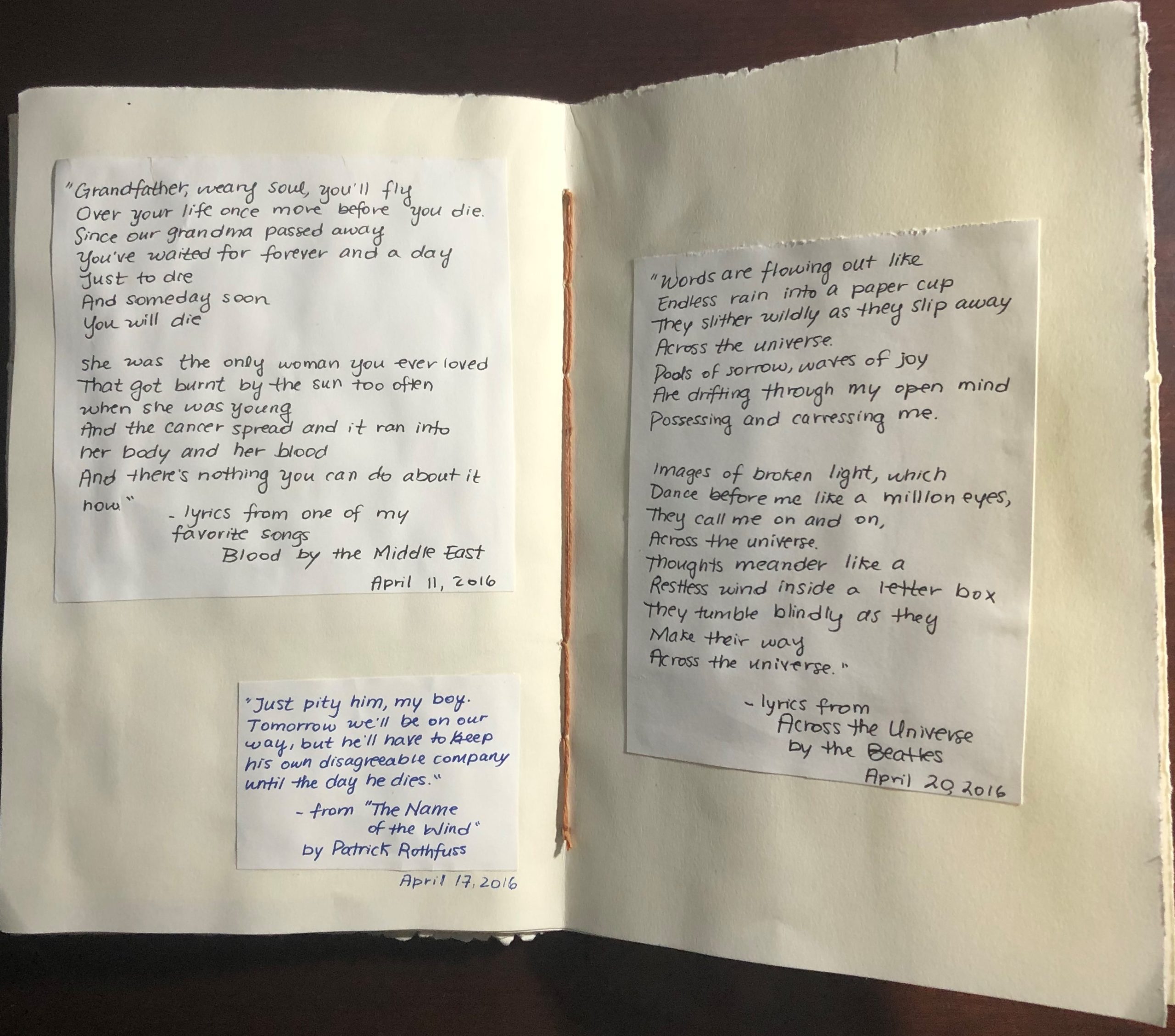 Student Page 1 – The Common Place Book Project